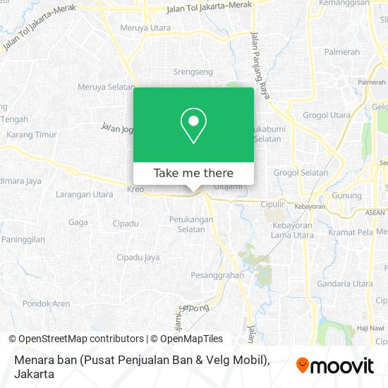 Menara ban (Pusat Penjualan Ban & Velg Mobil) map