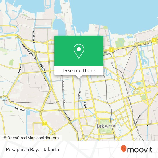 Pekapuran Raya map