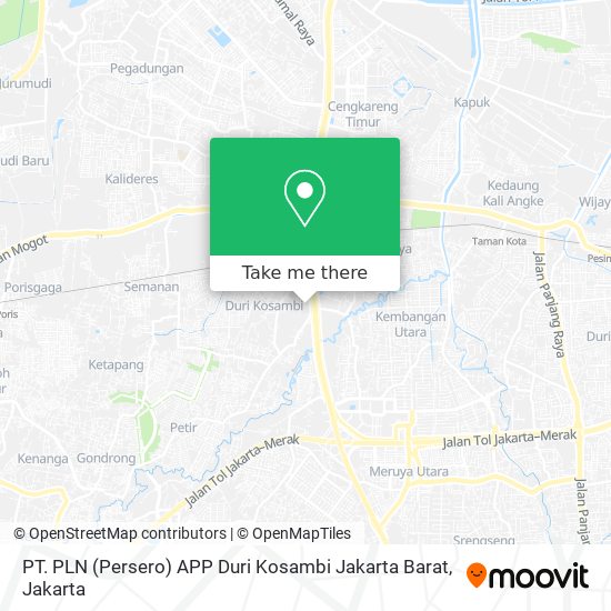 PT. PLN (Persero) APP Duri Kosambi Jakarta Barat map