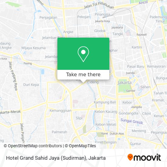 Hotel Grand Sahid Jaya (Sudirman) map