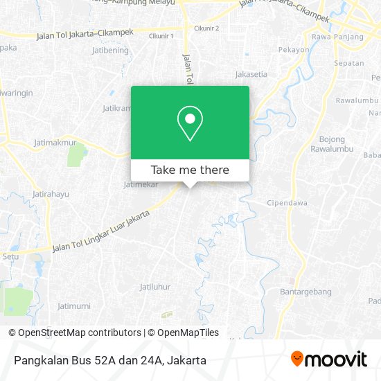 Pangkalan Bus 52A dan 24A map