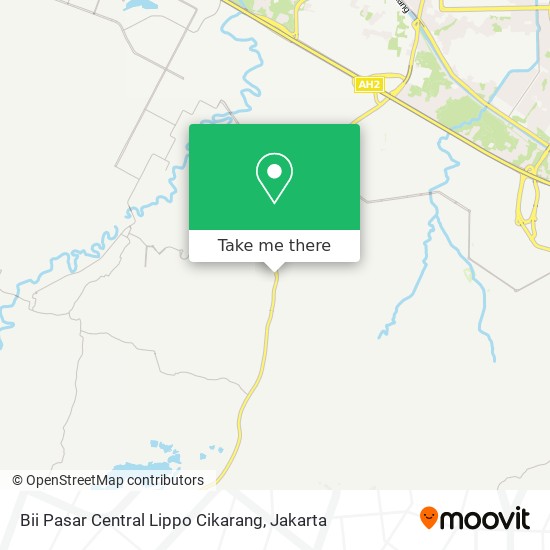 Bii Pasar Central Lippo Cikarang map