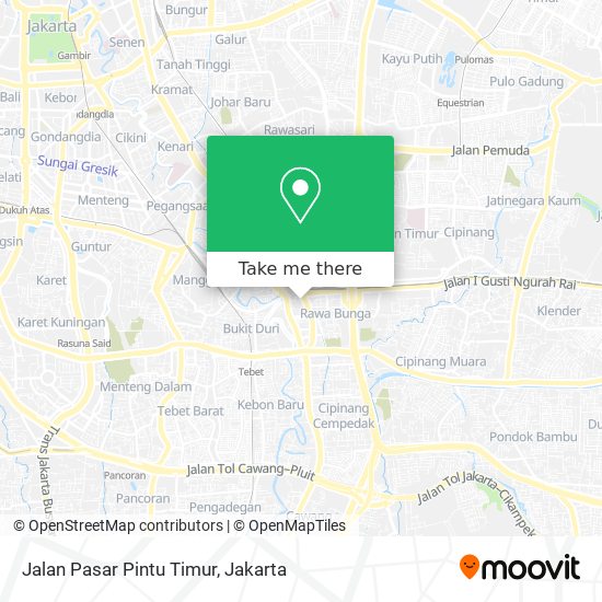 Jalan Pasar Pintu Timur map