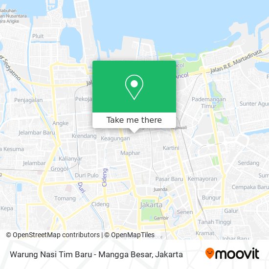 Warung Nasi Tim Baru - Mangga Besar map