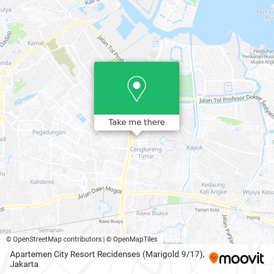 Apartemen City Resort Recidenses (Marigold 9 / 17) map
