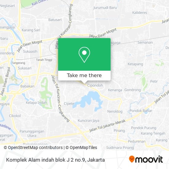 Komplek Alam indah blok J 2 no.9 map