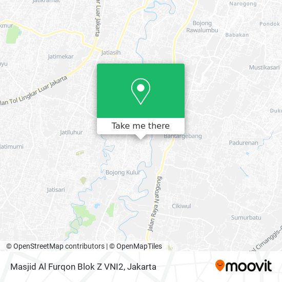 Masjid Al Furqon Blok Z VNI2 map