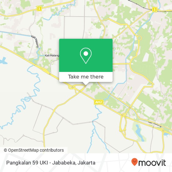 Pangkalan 59 UKI - Jababeka map