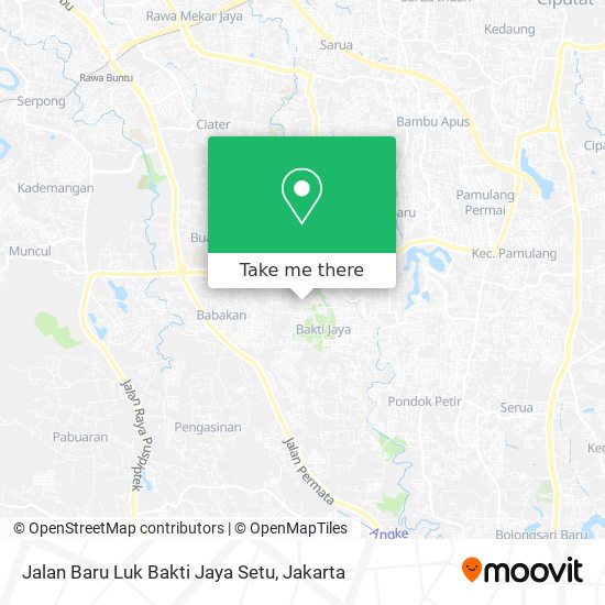 Jalan Baru Luk Bakti Jaya Setu map