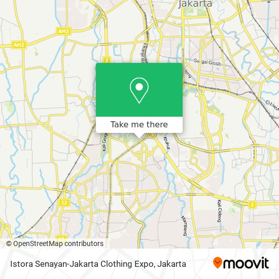 Istora Senayan-Jakarta Clothing Expo map