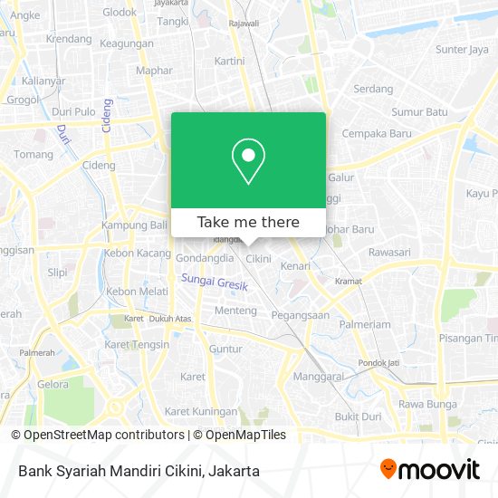 Bank Syariah Mandiri Cikini map