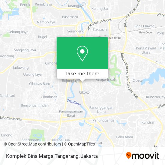 Komplek Bina Marga Tangerang map