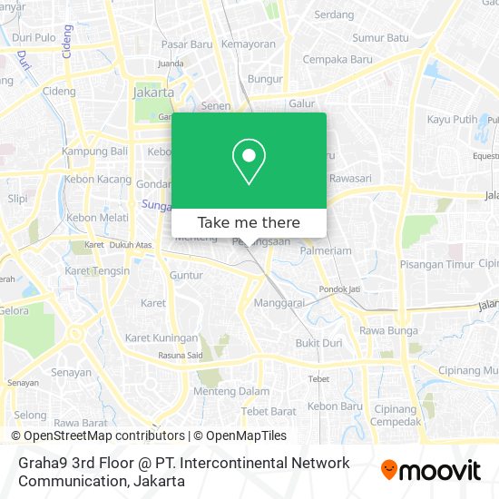 Graha9 3rd Floor @ PT. Intercontinental Network Communication map