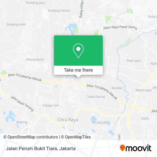 Jalan Perum Bukit Tiara map