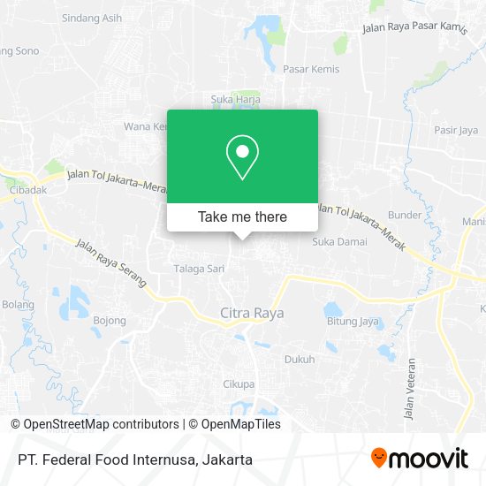 PT. Federal Food Internusa map