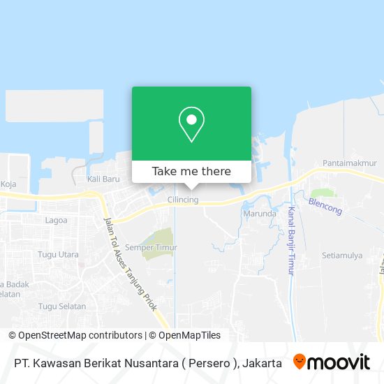 PT. Kawasan Berikat Nusantara ( Persero ) map