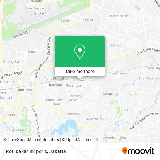 Roti bakar 88 poris map