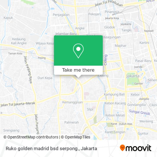 Ruko golden madrid bsd serpong. map