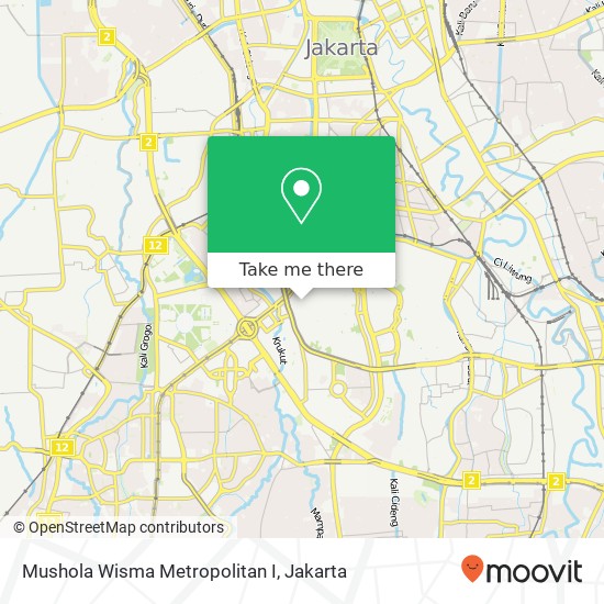 Mushola Wisma Metropolitan I map