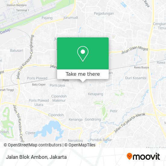 Jalan Blok Ambon map