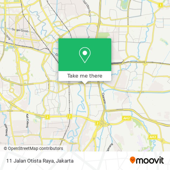 11 Jalan Otista Raya map