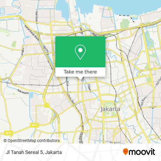 Jl Tanah Sereal 5 map