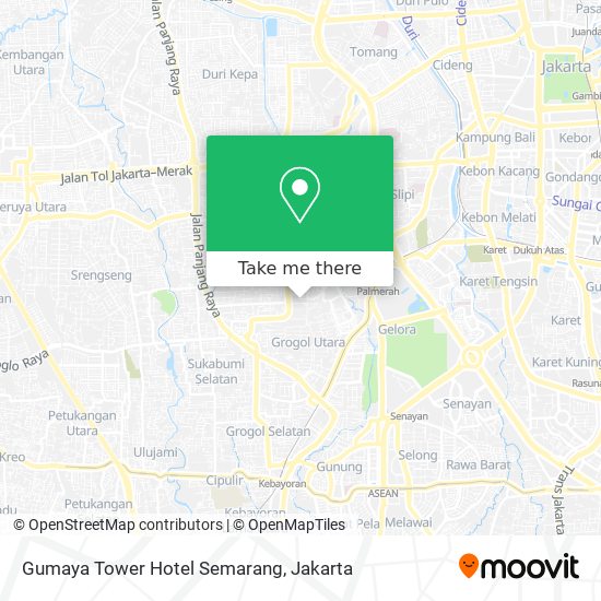 Gumaya Tower Hotel Semarang map