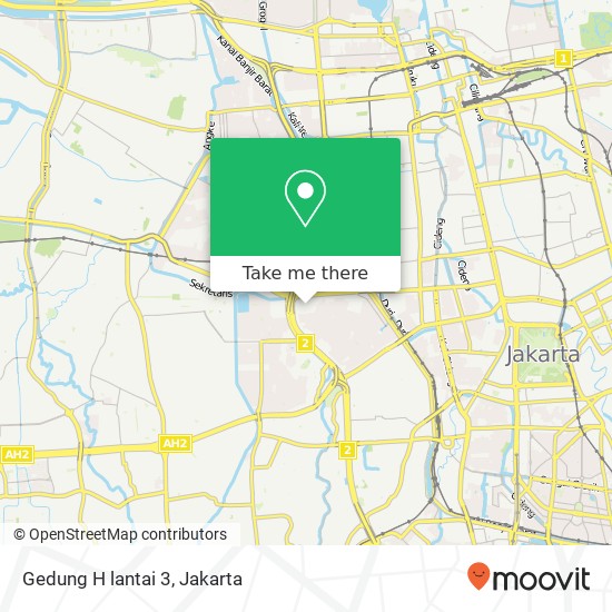 Gedung H lantai 3 map