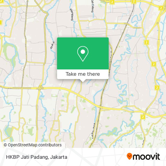 HKBP Jati Padang map