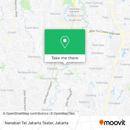 Nanaban Tei Jakarta Teater map