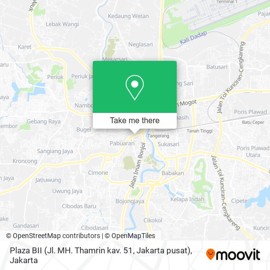 Plaza BII (Jl. MH. Thamrin kav. 51, Jakarta pusat) map
