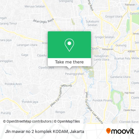 Jln mawar no 2 komplek KODAM map