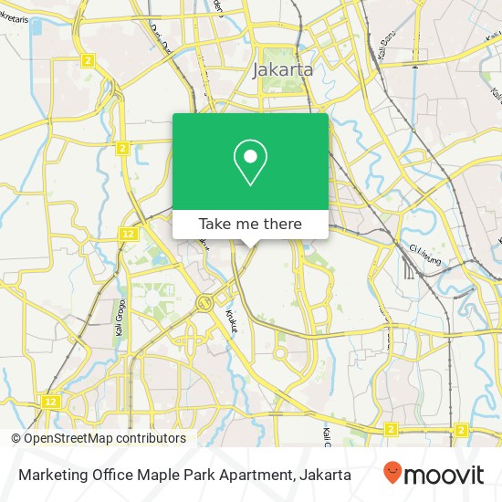 Marketing Office Maple Park Apartment map