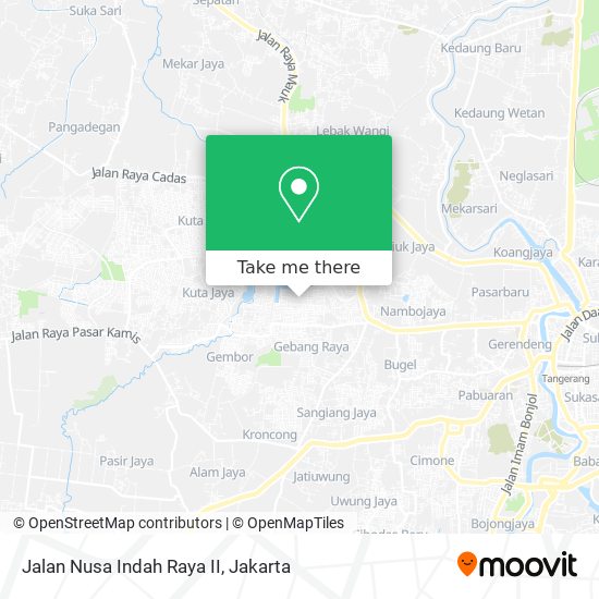 Jalan Nusa Indah Raya II map