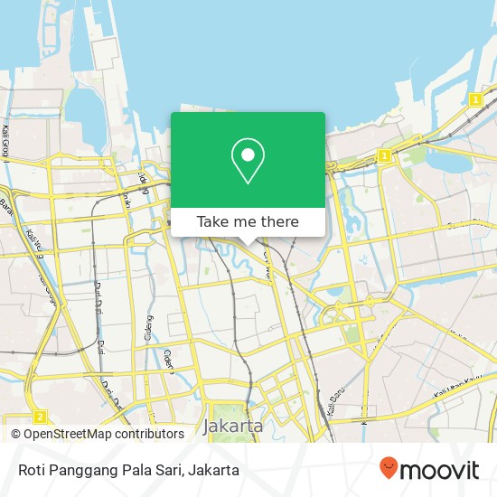 Roti Panggang Pala Sari map