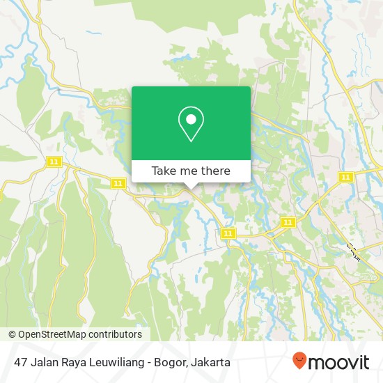 47 Jalan Raya Leuwiliang - Bogor map