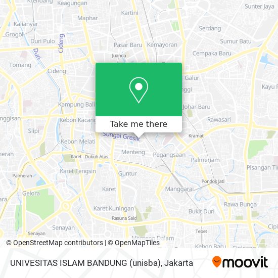 UNIVESITAS ISLAM BANDUNG (unisba) map