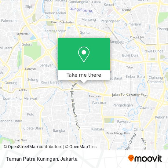 Taman Patra Kuningan map