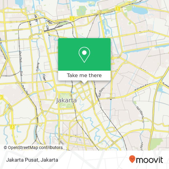 Jakarta Pusat map