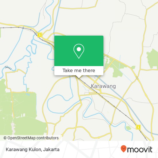 Karawang Kulon map