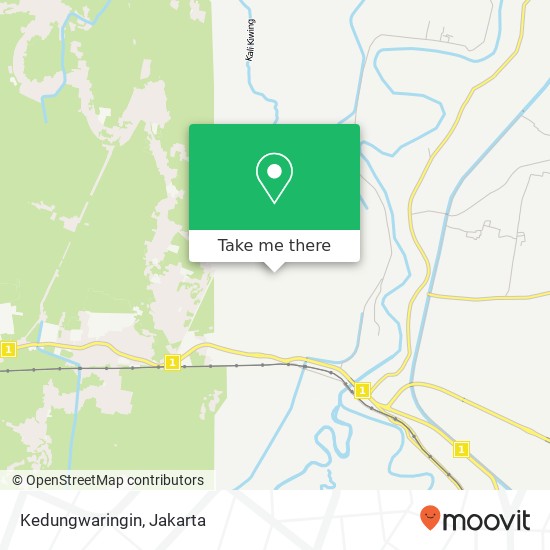 Kedungwaringin map