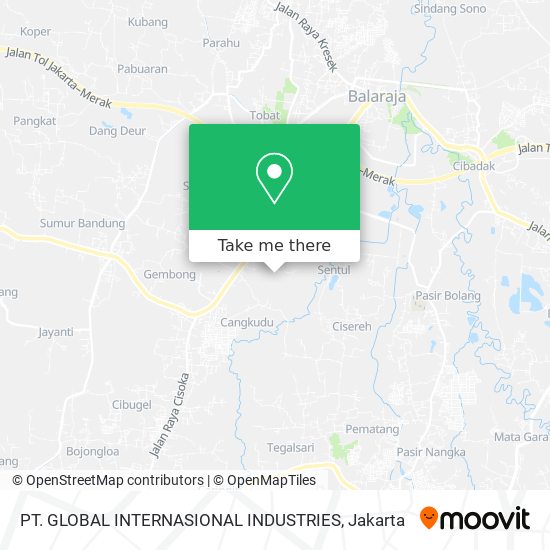 PT. GLOBAL INTERNASIONAL INDUSTRIES map