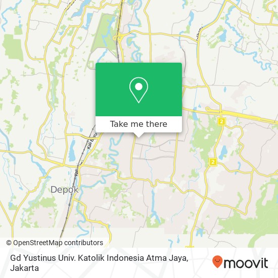 Gd Yustinus Univ. Katolik Indonesia Atma Jaya map