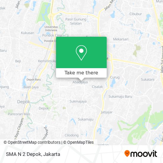 SMA N 2 Depok map