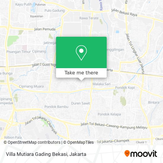 Villa Mutiara Gading Bekasi map