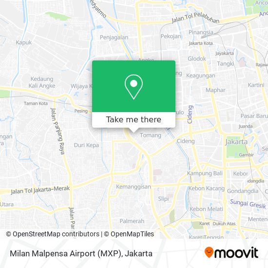 Milan Malpensa Airport (MXP) map
