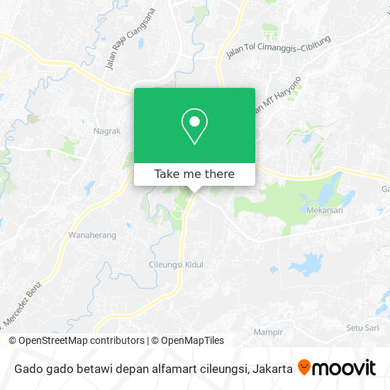 Gado gado betawi depan alfamart cileungsi map