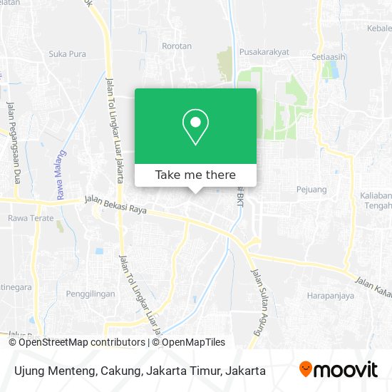 Ujung Menteng, Cakung, Jakarta Timur map