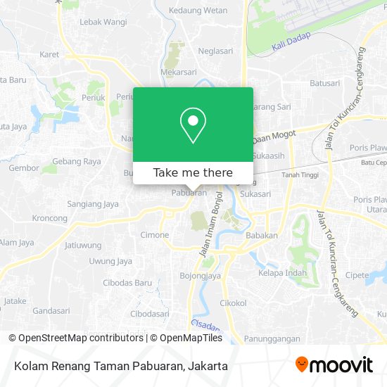 Kolam Renang Taman Pabuaran map