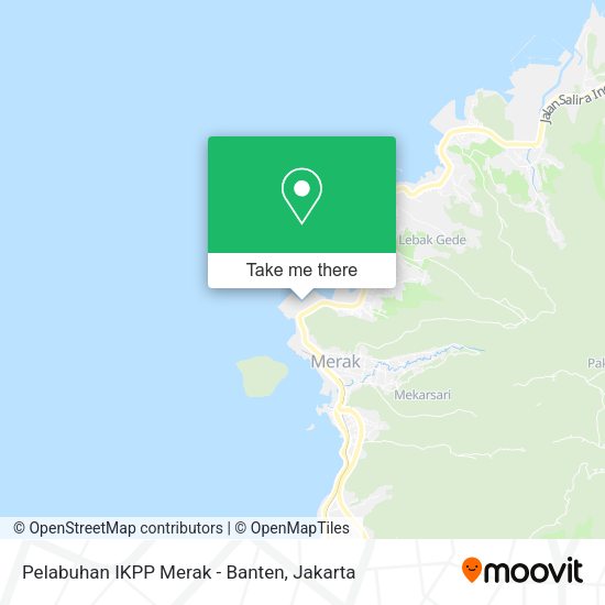 Pelabuhan IKPP Merak - Banten map